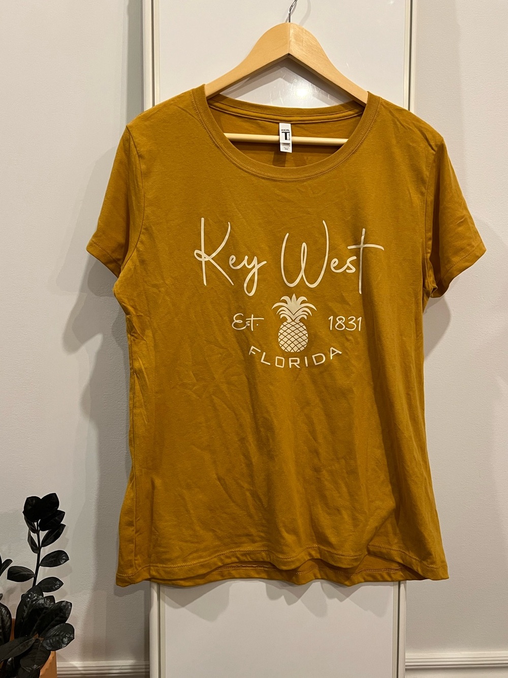 Yellow Key West Florida Pineapple Graphic Tee 🍍
